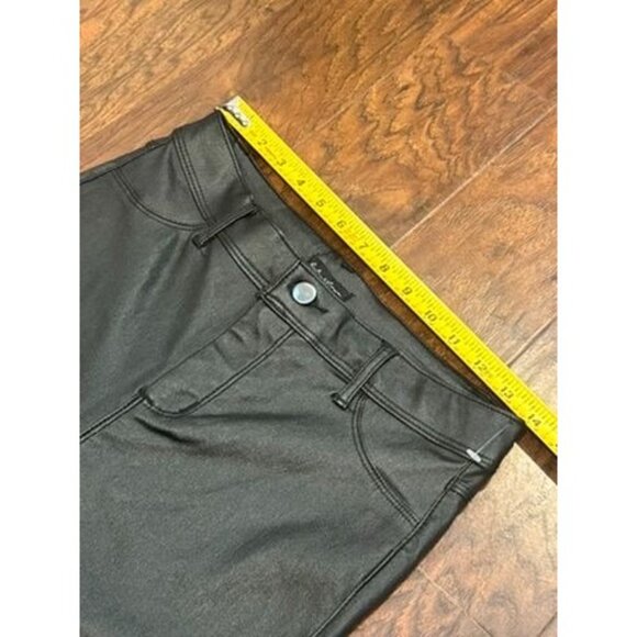 Black Skinny Stretch Jeans Pants - M - Andrew & Audrey - Rayon/Nylon Shimmer - Picture 7 of 8